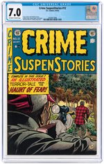 "CRIME SUSPENSTORIES" #12 & #14 CGC PAIR.