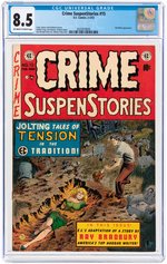 "CRIME SUSPENSTORIES" #15 FEBRUARY-MARCH 1953 CGC 8.5 VF+.