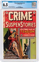 "CRIME SUSPENSTORIES" #18 AUGUST-SEPTEMBER 1953 CGC 6.5 FINE+.