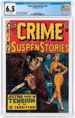 "CRIME SUSPENSTORIES" #25 OCTOBER-NOVEMBER 1954 CGC 6.5 FINE+.