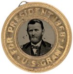 GRANT & COLFAX BACK TO BACK FERROTYPE DeWITT 1868-60.