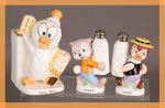 WALT LANTZ “CHILLY WILLY/OSWALD RABBIT/HOMER PIGEON” CERAMICS BY NAPCO.