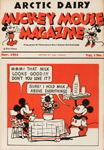 "MICKEY MOUSE MAGAZINE VOL. 1" COMPLETE DAIRY PROMOTION BOUND VOLUME (ROY DISNEY'S PERSONAL COPY).