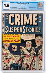 "CRIME SUSPENSTORIES" #10 APRIL-MAY 1952 CGC 4.5 VG+.