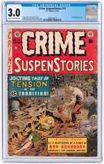 "CRIME SUSPENSTORIES" #13 & #15 CGC PAIR.