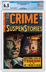 "CRIME SUSPENSTORIES" #27 FEBRUARY-MARCH 1955 CGC 6.5 FINE+.