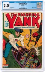 "FIGHTING YANK" #6 DECEMBER 1943 CGC 2.0 GOOD.