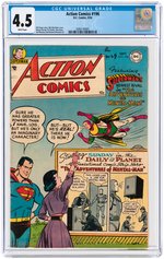 "ACTION COMICS" #196 SEPTEMBER 1954 CGC 4.5 VG+.