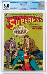 "SUPERMAN" #92 SEPTEMBER 1954 CGC 6.0 FINE.