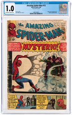 "AMAZING SPIDER-MAN" #13 JUNE 1964 CGC 1.0 FAIR (FIRST MYSTERIO).