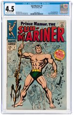 "SUB-MARINER" #1 MAY 1968 CGC 4.5 VG+.