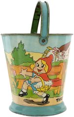 "THREE LITTLE PIGS" & LITTLE RED RIDING HOOD SAND PAIL.