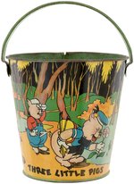 "THREE LITTLE PIGS" SAND PAIL.