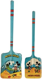 "MICKEY MOUSE" SAND SHOVEL PAIR.