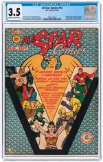 "ALL STAR COMICS" #12 AUGUST-SEPTEMBER 1942 CGC 3.5 VG-.