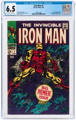 "IRON MAN" #1 MAY 1968 CGC 6.5 FINE+.