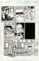 "SANDMAN" VOL. 2 #38 COMIC BOOK PAGE ORIGINAL ART BY DUNCAN EAGLESON.