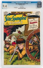 "STAR SPANGLED COMICS" 113 FEBRUARY 1951 CGC 9.4 NM.