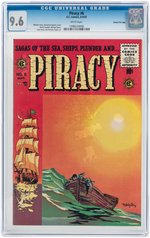 "PIRACY" #6 AUGUST-SEPTEMBER 1955 CGC 9.6 NM+ GAINES FILE COPY.