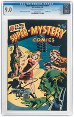 "SUPER-MYSTERY COMICS" VOL. 6 #1 AUGUST 1946 CGC 9.0 VF/NM DAVIS CRIPPEN ("D" COPY).