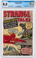 "STRANGE TALES" #105 FEBRUARY 1963 CGC 8.0 VF.