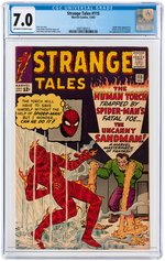 "STRANGE TALES" #115 DECEMBER 1963 CGC 7.0 FINE/VF.