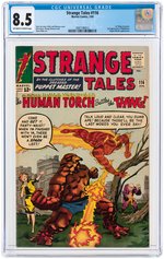 "STRANGE TALES" #116 JANUARY 1964 CGC 8.5 VF+.