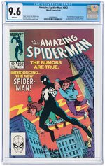 "AMAZING SPIDER-MAN" #252 MAY 1984 CGC 9.6 NM+ (FIRST BLACK COSTUME).