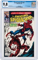 "AMAZING SPIDER-MAN" #361 APRIL 1992 CGC 9.8 NM/MINT (FIRST CARNAGE).