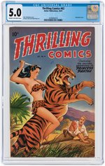 "THRILLING COMICS" #62 OCTOBER 1947 CGC 5.0 VG/FINE.