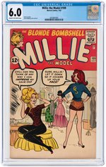 "MILLIE THE MODEL" #109 JULY 1962 CGC 6.0 FINE.