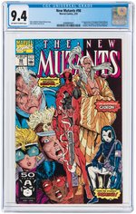 "NEW MUTANTS" #98 FEBRUARY 1991 CGC 9.4 NM (FIRST DEADPOOL).