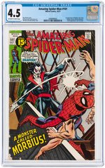 "AMAZING SPIDER-MAN" #101 OCTOBER 1971 CGC 4.5 VG+ (FIRST MORBIUS).