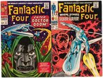 FANTASTIC FOUR LOT OF 20 SILVER AGE COMIC ISSUES.