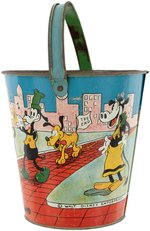 MICKEY MOUSE & FRIENDS "MICKEY'S BAND" SAND PAIL.