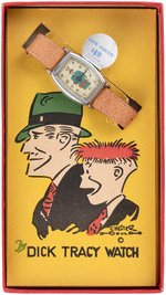 "THE DICK TRACY WATCH" BOXED HIGH GRADE EXAMPLE (YELLOW BOX).