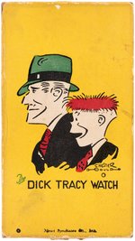 "THE DICK TRACY WATCH" BOXED HIGH GRADE EXAMPLE (YELLOW BOX).