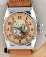 "DALE EVANS - QUEEN OF THE WEST" BOXED GIRLS' WRIST WATCH.