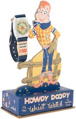 "HOWDY DOODY WRIST WATCH" WITH DIE-CUT DISPLAY.