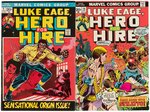 "LUKE CAGE, HERO FOR HIRE" LOT OF 16 BRONZE AGE COMIC ISSUES.