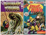 "SWAMP THING" LOT OF 24 BRONZE AGE COMIC ISSUES.