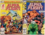 "ALPHA FLIGHT" COMPLETE SERIES #1-130 PLUS TWO ANNUALS.