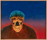 REMCO 9" THE WOLFMAN ACTION FIGURE PACKAGING ORIGINAL ART.