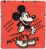 RARE VARIETY "INGERSOLL MICKEY MOUSE CLOCK" BOXED ENGLISH WIND-UP CLOCK & ADVERTISING DISPLAY SIGN.