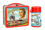 "EVEL KNIEVEL" METAL LUNCHBOX WITH THERMOS.