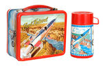 "EVEL KNIEVEL" METAL LUNCHBOX WITH THERMOS.