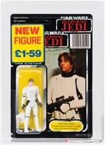 PALITOY "STAR WARS: RETURN OF THE JEDI - LUKE (STORMTROOPER)" TRI-LOGO 70 BACK-D AFA 75 EX+/NM.