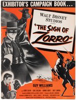 "THE SIGN OF ZORRO" PRESSBOOK AND STILL PAIR.