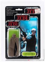 PALITOY "STAR WARS: RETURN OF THE JEDI - LUKE (JEDI KNIGHT)" TRI-LOGO 70 BACK AFA 75 EX+/NM.