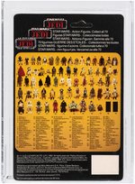 PALITOY "STAR WARS: RETURN OF THE JEDI - HAN SOLO (TRENCHCOAT)" TRI-LOGO 70 BACK AFA 80 NM.